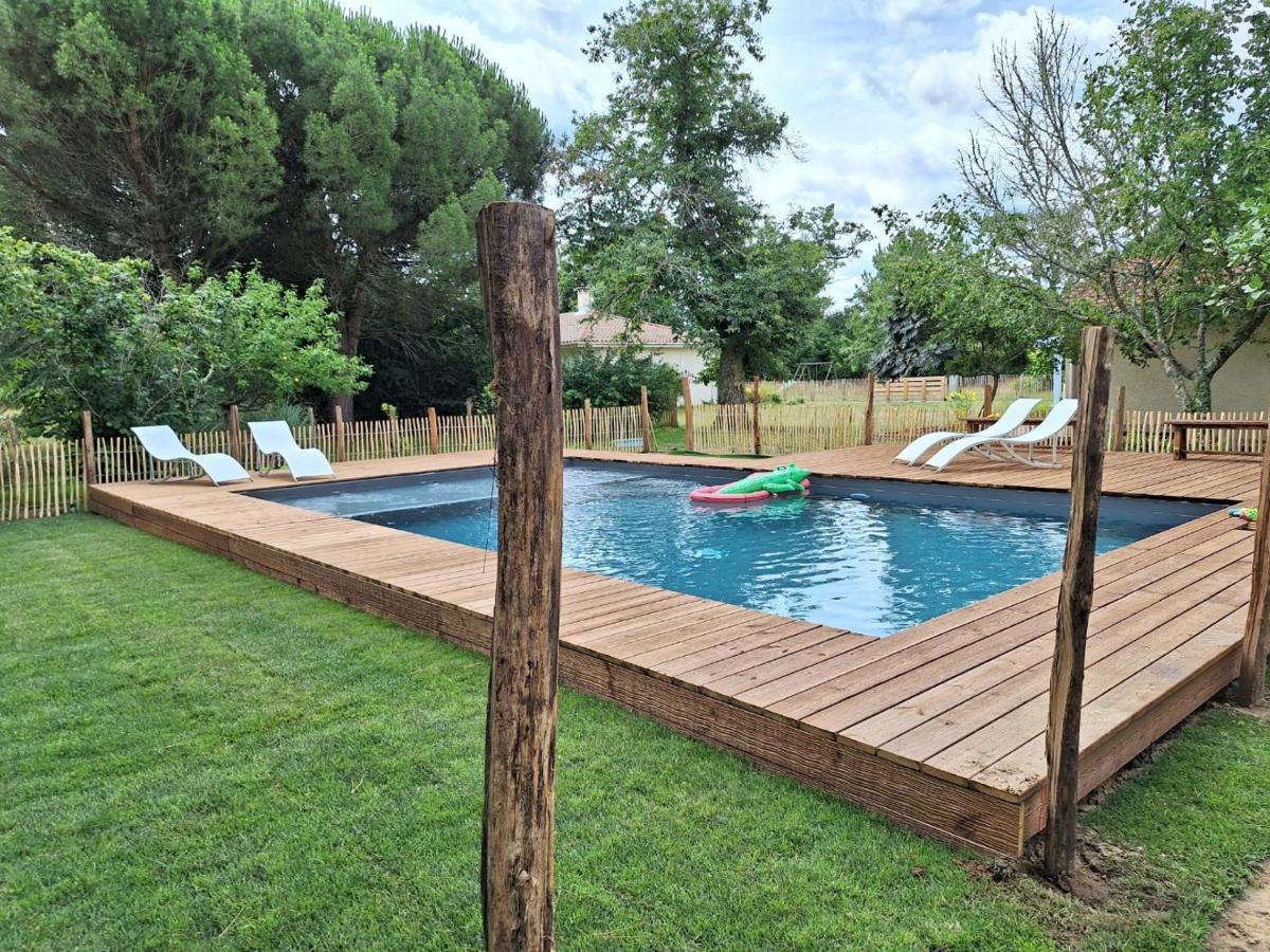 La Pinede Du Cheou, Piscine, Logement Independant, Parking, Draps, Wifi Fibre ميميزا بلاج المظهر الخارجي الصورة